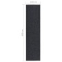 Alfombra de pasillo atrapa suciedad 100x400 cm gris antracita de , Alfombras - Ref: Foro24-327171, Precio: 86,27 €, Descuento: %