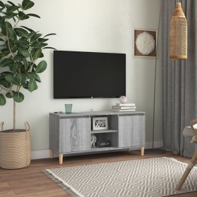 Nachttisch Beine aus Massivholz Sonoma grau 103,5x35x50 cm von , TV-Möbel - Ref: Foro24-813159, Preis: 59,05 €, Rabatt: %