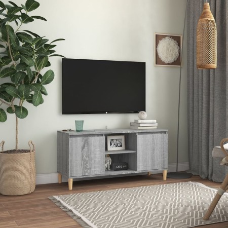 Nachttisch Beine aus Massivholz Sonoma grau 103,5x35x50 cm von , TV-Möbel - Ref: Foro24-813159, Preis: 59,05 €, Rabatt: %