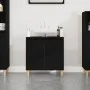 Armario para lavabo madera contrachapada negro 58x33x60 cm de , Tocadores de baño - Ref: Foro24-821253, Precio: 49,33 €, Desc...