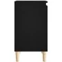 Armario para lavabo madera contrachapada negro 58x33x60 cm de , Tocadores de baño - Ref: Foro24-821253, Precio: 49,33 €, Desc...