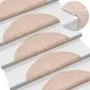 Stufenmatte 15 Stück brauner gestanzter Stoff 56x17x3cm von vidaXL, Treppenmatten - Ref: Foro24-132690, Preis: 41,24 €, Rabat...