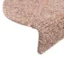 Stufenmatte 15 Stück brauner gestanzter Stoff 56x17x3cm von vidaXL, Treppenmatten - Ref: Foro24-132690, Preis: 41,24 €, Rabat...