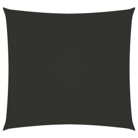 Toldo de vela rectangular tela Oxford gris antracita 2x2,5 m