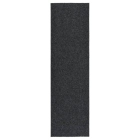 Alfombra de pasillo atrapa suciedad 100x350 cm gris antracita