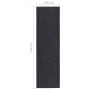 Flurteppich fängt Schmutz 100x350 cm anthrazitgrau von , Teppiche - Ref: Foro24-327170, Preis: 76,75 €, Rabatt: %