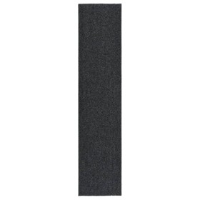 Alfombra de pasillo atrapa suciedad 100x450 cm gris antracita