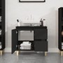 Badezimmerschrank aus schwarzem Sperrholz 65x33x60 cm von , Badezimmermöbel - Ref: Foro24-819821, Preis: 56,51 €, Rabatt: %