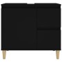 Badezimmerschrank aus schwarzem Sperrholz 65x33x60 cm von , Badezimmermöbel - Ref: Foro24-819821, Preis: 56,51 €, Rabatt: %