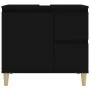 Badezimmerschrank aus schwarzem Sperrholz 65x33x60 cm von , Badezimmermöbel - Ref: Foro24-819821, Preis: 54,73 €, Rabatt: %