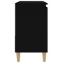 Armario de baño madera contrachapada negro 65x33x60 cm de , Muebles de baño - Ref: Foro24-819821, Precio: 56,51 €, Descuento: %