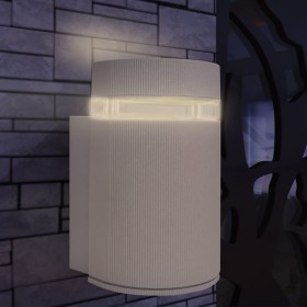 Aplique de pared de exterior semicilíndrico gris aluminio de , Iluminación de exterior - Ref: Foro24-42233, Precio: 15,23 €, ...