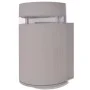 Semi-cylindrical gray aluminum outdoor wall light by , Outdoor lighting - Ref: Foro24-42233, Price: 15,06 €, Discount: %