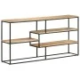 Aparador de madera de mango rugosa 150x30x75 cm de , Aparadores - Ref: Foro24-321617, Precio: 204,90 €, Descuento: %