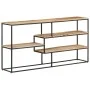 Aparador de madera de mango rugosa 150x30x75 cm de , Aparadores - Ref: Foro24-321617, Precio: 204,90 €, Descuento: %