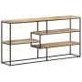 Aparador de madera de mango rugosa 150x30x75 cm de , Aparadores - Ref: Foro24-321617, Precio: 204,90 €, Descuento: %