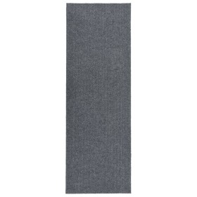 Alfombra de pasillo atrapa suciedad 100x350 cm gris