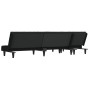 Sofá cama en forma de L terciopelo negro 255x140x70 cm von , Sofas - Ref: Foro24-3157254, Preis: 411,11 €, Rabatt: %