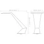 Silberner Poolbrunnen aus Edelstahl 64x30x52 cm von vidaXL, Brunnen und Wasserfälle - Ref: Foro24-43694, Preis: 190,03 €, Rab...