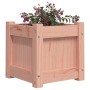 Jardinera madera maciza de abeto Douglas 31x31x31 cm