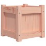 Jardinera madera maciza de abeto Douglas 31x31x31 cm