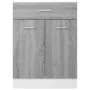 Gray engineered wood kitchen lower cabinet 60x46x81.5 cm by , Kitchen cabinets - Ref: Foro24-815577, Price: 96,28 €, Discount: %