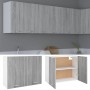 Sonoma grauer Hängeschrank aus Holzwerkstoff, 80 x 31 x 60 cm von , Küchenschränke - Ref: Foro24-815589, Preis: 67,49 €, Raba...
