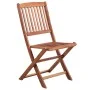 Folding garden dining set 5 pieces solid acacia wood by vidaXL, Garden sets - Ref: Foro24-44020, Price: 307,58 €, Discount: %
