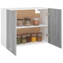 Sonoma grauer Hängeschrank aus Holzwerkstoff, 80 x 31 x 60 cm von , Küchenschränke - Ref: Foro24-815589, Preis: 67,49 €, Raba...
