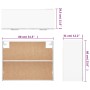 Sonoma grauer Hängeschrank aus Holzwerkstoff, 80 x 31 x 60 cm von , Küchenschränke - Ref: Foro24-815589, Preis: 67,49 €, Raba...