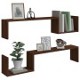 Wall shelves 2 pcs brown oak wood 100x15x20cm by , Shelves and shelves - Ref: Foro24-815935, Price: 29,06 €, Discount: %