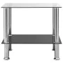 Transparenter Beistelltisch aus gehärtetem Glas, 45 x 50 x 45 cm von , Seitentische - Ref: Foro24-249529, Preis: 46,77 €, Rab...