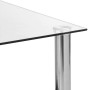 Transparenter Beistelltisch aus gehärtetem Glas, 45 x 50 x 45 cm von , Seitentische - Ref: Foro24-249529, Preis: 47,48 €, Rab...