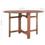 Folding garden dining set 5 pieces solid acacia wood by vidaXL, Garden sets - Ref: Foro24-44020, Price: 307,58 €, Discount: %
