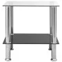 Transparenter Beistelltisch aus gehärtetem Glas, 45 x 50 x 45 cm von , Seitentische - Ref: Foro24-249529, Preis: 46,77 €, Rab...