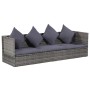 Gartenbett 200x60 cm synthetisches Rattangrau von vidaXL, Liegen - Ref: Foro24-43959, Preis: 265,01 €, Rabatt: %