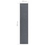 Alfombra de pasillo atrapa suciedad 100x500 cm marrón de , Alfombras - Ref: Foro24-327182, Precio: 101,28 €, Descuento: %