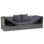 Gartenbett 200x60 cm synthetisches Rattangrau von vidaXL, Liegen - Ref: Foro24-43959, Preis: 265,01 €, Rabatt: %