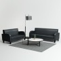 2-piece black synthetic leather sofa set by , Sofas - Ref: Foro24-275227, Price: 809,34 €, Discount: %