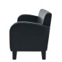 2-piece black synthetic leather sofa set by , Sofas - Ref: Foro24-275227, Price: 809,34 €, Discount: %