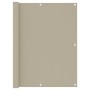 Balkonmarkise aus beiger Oxford-Gewebe 120x400 cm. von , Sonnenschirme - Ref: Foro24-134945, Preis: 25,57 €, Rabatt: %