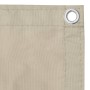 Balkonmarkise aus beiger Oxford-Gewebe 120x400 cm. von , Sonnenschirme - Ref: Foro24-134945, Preis: 25,57 €, Rabatt: %