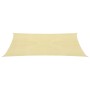 Toldo de vela beige HDPE 160 g/m² 3x5 m