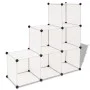 Cube shelf with 6 white compartments by vidaXL, Shoe racks and shoe organizers - Ref: Foro24-244922, Price: 38,08 €, Discount: %