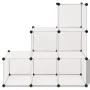 Cube shelf with 6 white compartments by vidaXL, Shoe racks and shoe organizers - Ref: Foro24-244922, Price: 38,08 €, Discount: %