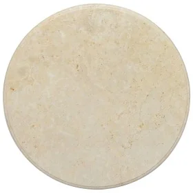 Tischplatte aus cremefarbenem Marmor Ø60x2,5 cm von , Tischplatten - Ref: Foro24-149195, Preis: 154,75 €, Rabatt: %