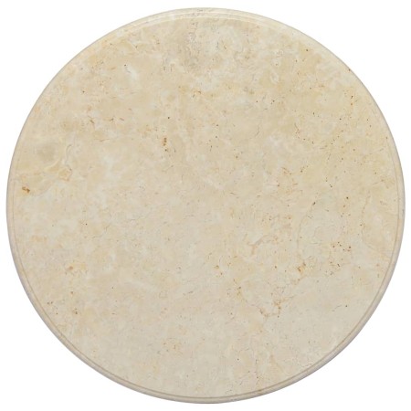 Tischplatte aus cremefarbenem Marmor Ø60x2,5 cm von , Tischplatten - Ref: Foro24-149195, Preis: 157,49 €, Rabatt: %