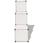 Cube shelf with 6 white compartments by vidaXL, Shoe racks and shoe organizers - Ref: Foro24-244922, Price: 38,08 €, Discount: %