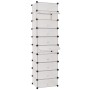 Stackable shoe rack with 10 white compartments by vidaXL, Shoe racks and shoe organizers - Ref: Foro24-244919, Price: 55,35 €...