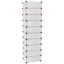 Stackable shoe rack with 10 white compartments by vidaXL, Shoe racks and shoe organizers - Ref: Foro24-244919, Price: 55,35 €...